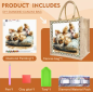 Preview: Diamond Painting Tragtasche Yorkshire Welpe